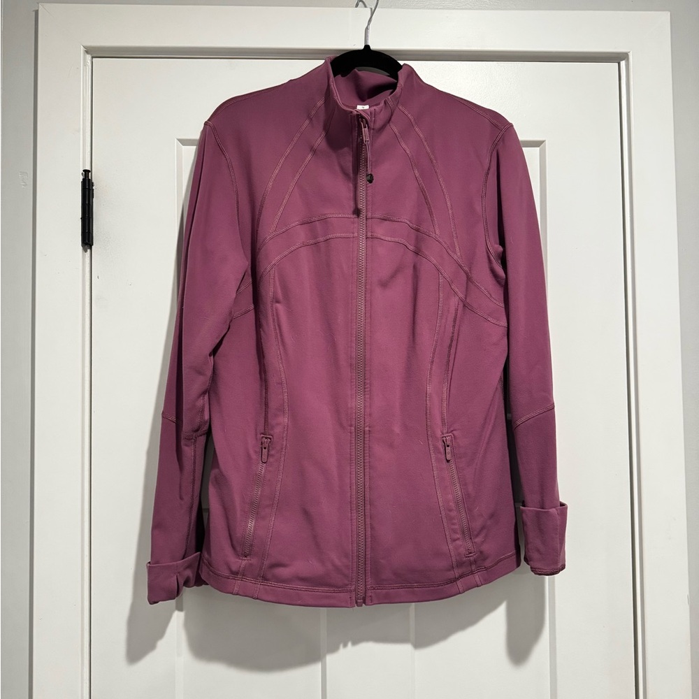 Lululemon Pink Utility Jacket Lightweight Stand-Up Collar